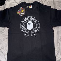 BAPE x Chrome Hearts tee