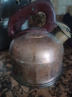 1940s LUCA KUPFER COPPER TEA KETTLE