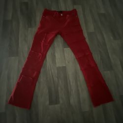 Red Stack Jeans