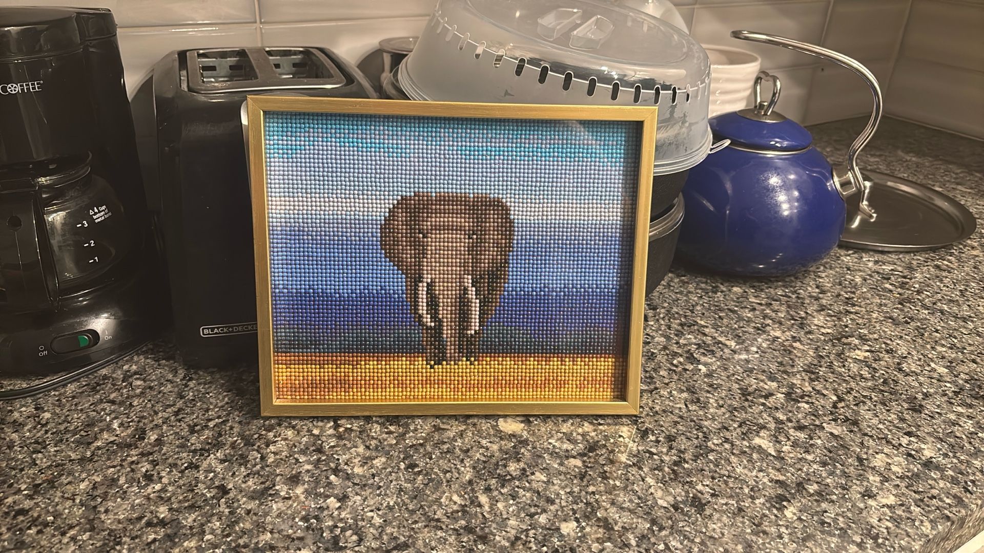 Diamond Painted Elephant