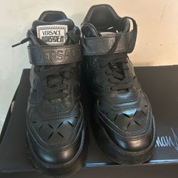 Versace Odissea Black Sneakers - Size 10