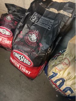 Bags of charcoal