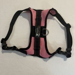 Pink Copatchy Dog No Pull Reflective Adjustable Harness Medium