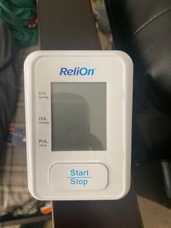 Reil on blood pressure monitor