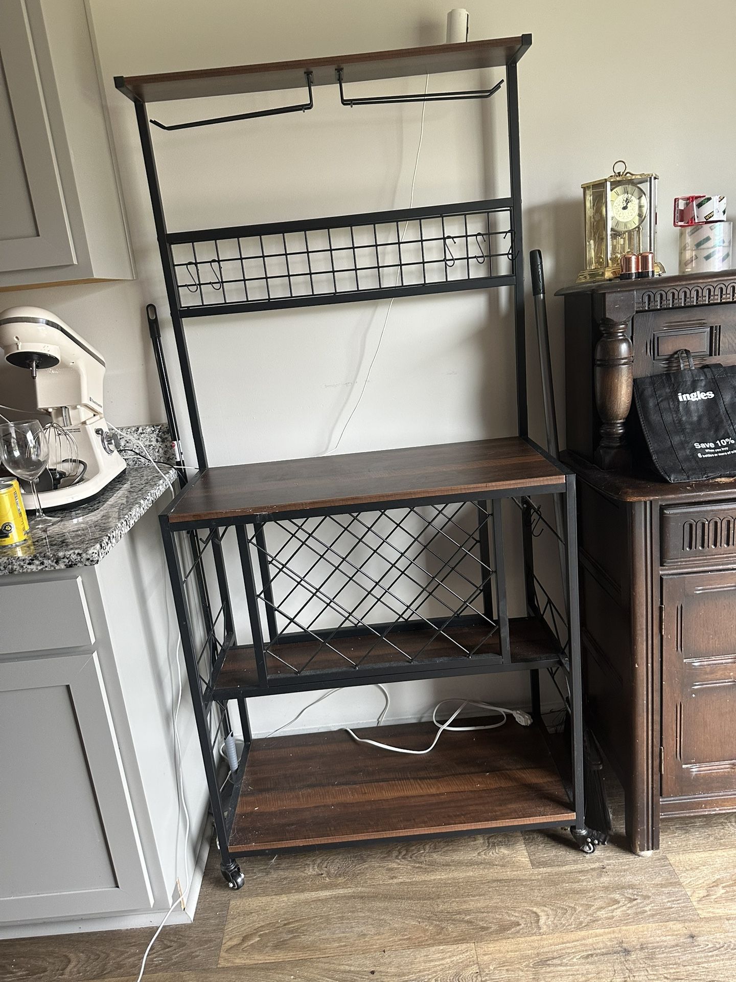 Metal and Wood Bar