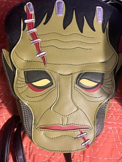 Frankenstein Face Crossbody Bag