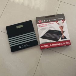 Digital Bathroom Scale , Bally Total Fitness Brand, $29