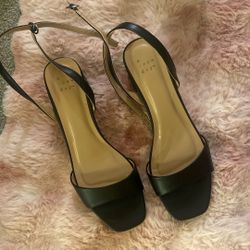 Black Ankle Strap Heels by A New Day