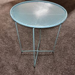 Blue Side Table 
