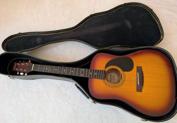 Samick LW-005G/VS Acoustic Guitar with Hard Case