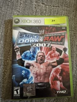 Smack Down Vs Raw 2007 Xbox 360