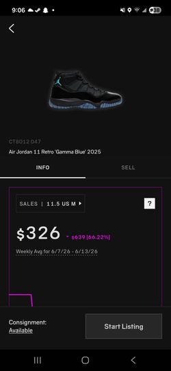 Jordan 11 size 11.5 never worn still in box with everything it came with