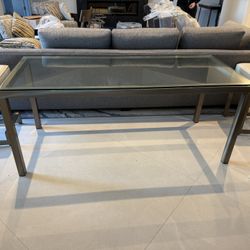 Glass End Table