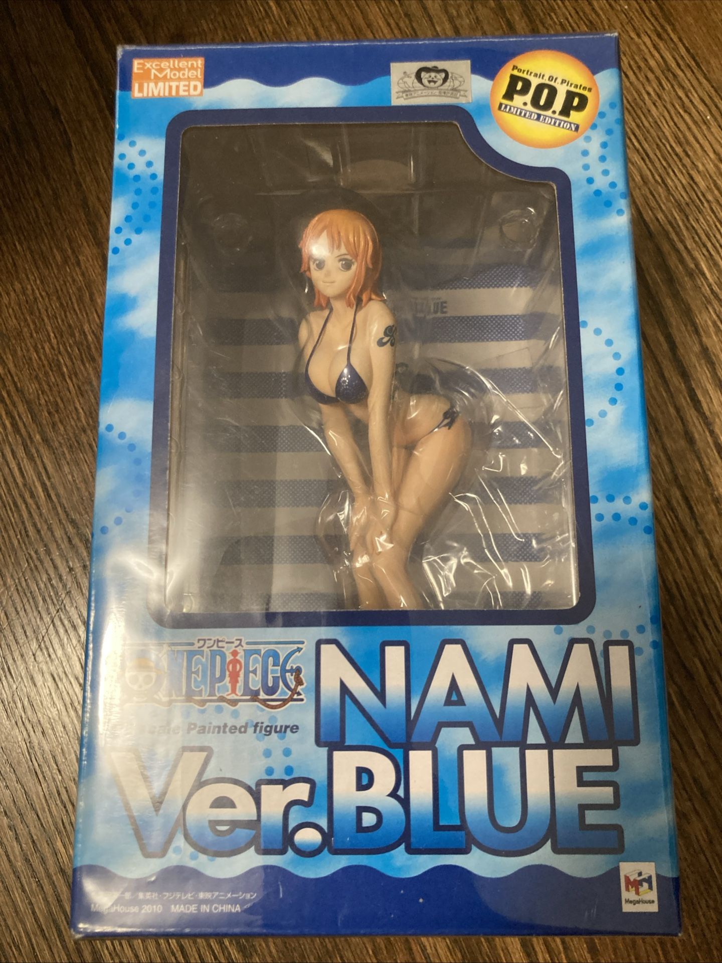 Portrait Of Pirates One Piece LIMITED EDITION Nami BLUE Excellent Figure Bikini