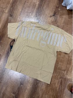 Civil Regime Tan and cream Corteiz tee size medium