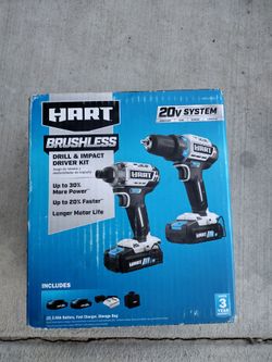 Hart Drill and Battery charger set.