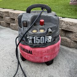 1.5 HP 6 gallon 150 psi compressor