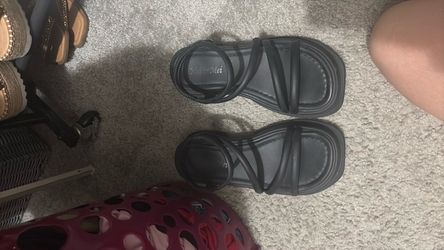Black sandals