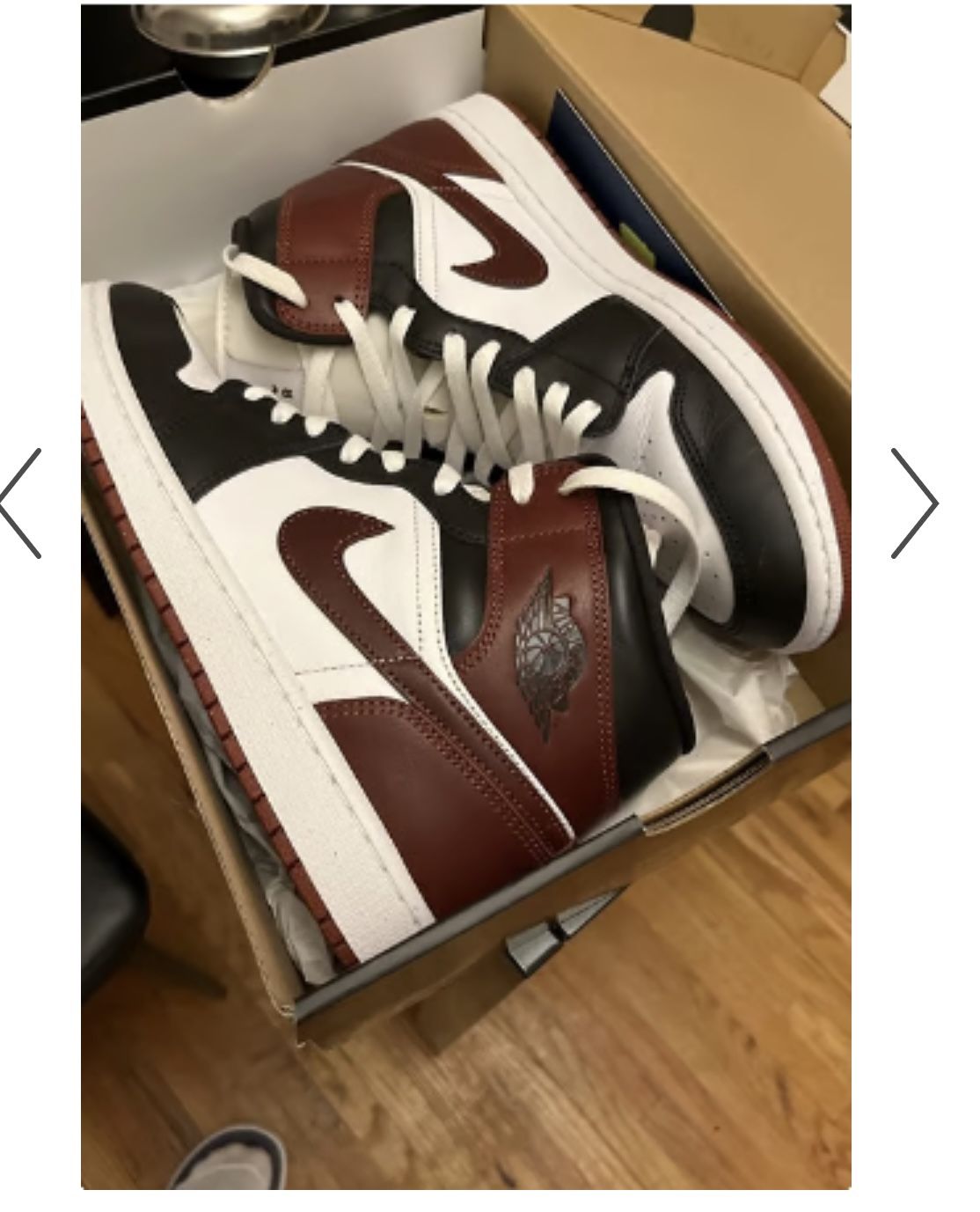 Nike Air Jordan 1 Mid SE Shoes White Dark Pony Black HF3216-102 Men's Sizes NEW