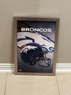 Denver Broncos picture frame