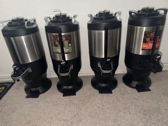 4 x Curtis TXSG1501S600 ThermoPro 1.5 Gallon Vacuum Coffee Server with Stylized Base