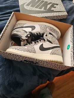 Youth Jordan 1 High Elephant Print