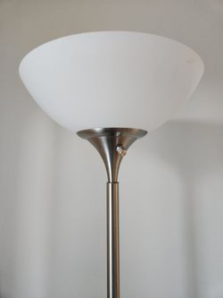 Torchiere Floor Lamp Brushed Nickel