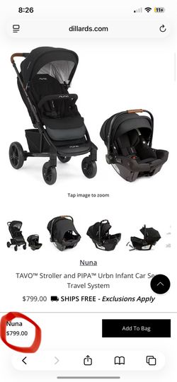 Nuna car seat and stroller