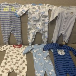 Baby Boy 9M Footed Pajamas