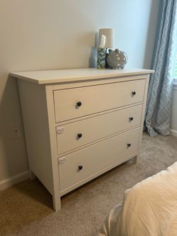 IKEA wooden 3 drawer dresser