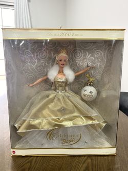 Sealed Celebration Barbie Special 2000 Holiday Edition Doll Christmas Ornament