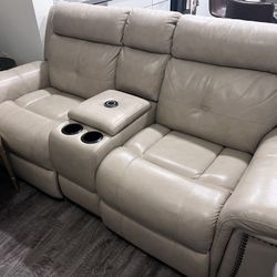 Furniture Sale – Loveseat, Coffee Table, Glass Dining Table, TV and TV Stand, Toaster and more. Price Listed In The Description Below. 