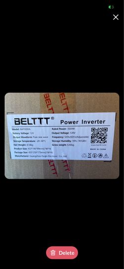 NEW-BELTT 3000W Power Inverter