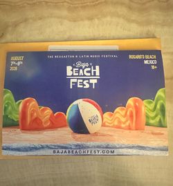 Baja Beach Fest 3 day GA pass $150