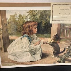 Photo Of Girl And Cat