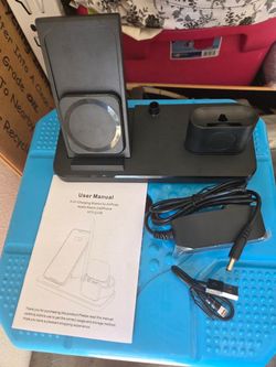 4 in 1 Charging Station for Airpods, Apple Watch, Cell Phone HTY-2128