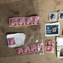Very old Us Postal Stamps All Different I Know Ones Are Collection And Worth a lot of money