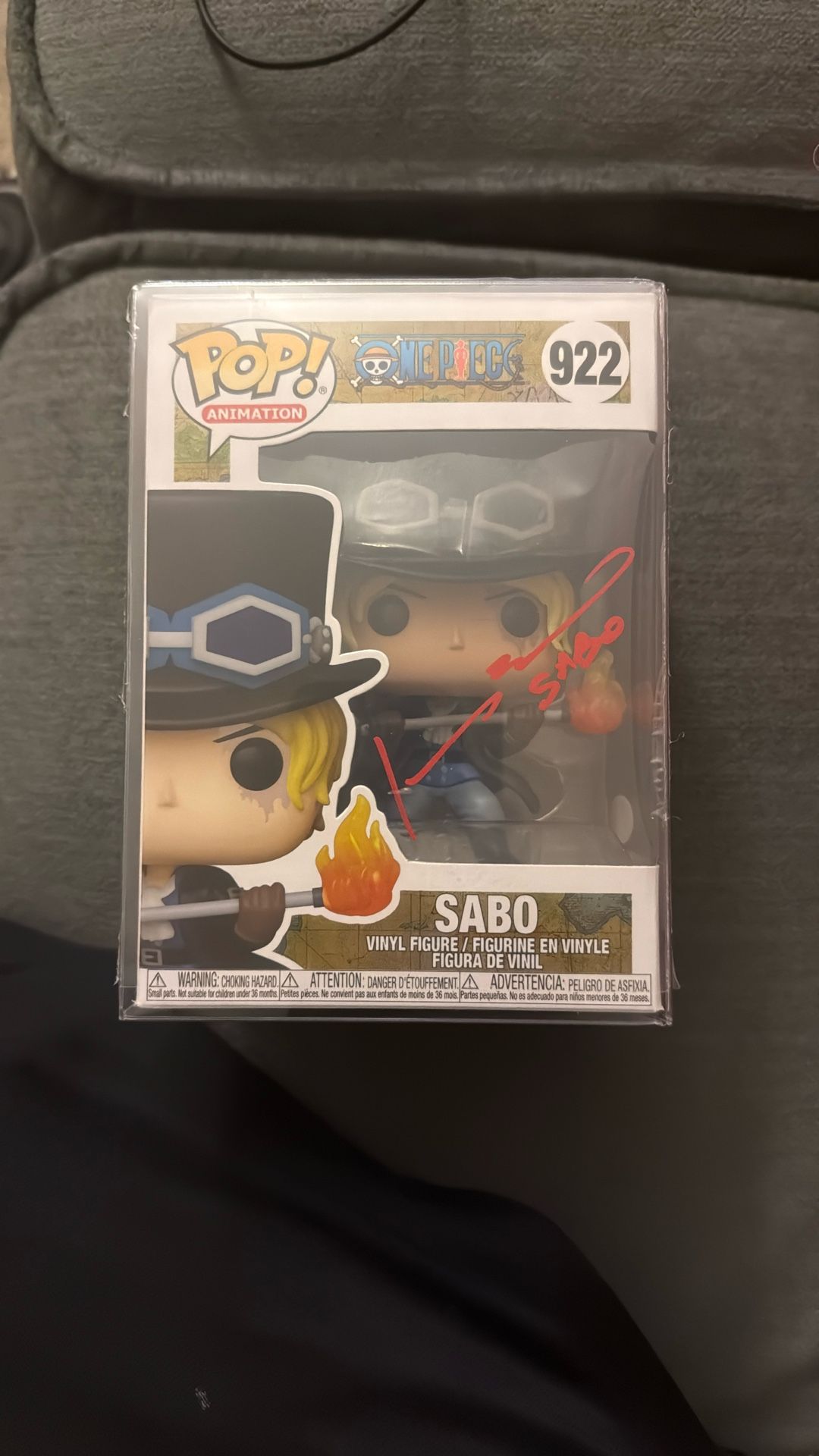 Johnny Yong Bosch Signed "Sabo" Funko Pop! #922 Inscribed "Sabo" (JSA)