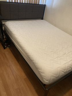 Full Size Bed Frame and mattress