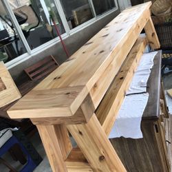 Custom Made 6’ WR STK cedar Bench 
