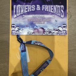 lovers & friends concert ticket 