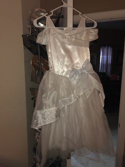 Girl Disney Cinderella Wedding Costume