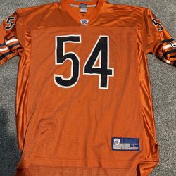 Orange Chicago Bears Brian Urlacher Jersey Lg