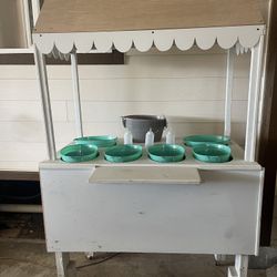 Cart For Fruit And Pastries For A Party