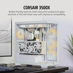 Brand New Corsair 3500X ATX Mid Tower PC Case
