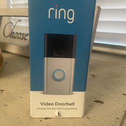 BRAND NEW Ring Video Doorbell (2nd Generation) HD 1080p WiFi Satin Nickel