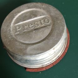 Vintage Presto Zinc Jar Lid
