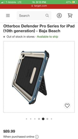 New iPad 10 Otterbox Case