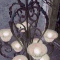 Solid Copper Antique Chandelier