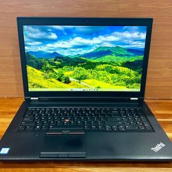 Lenovo P70 17” laptop i7-6700HQ 2.59Ghz 32GB RAM 512GB SSD Fully Functional!!